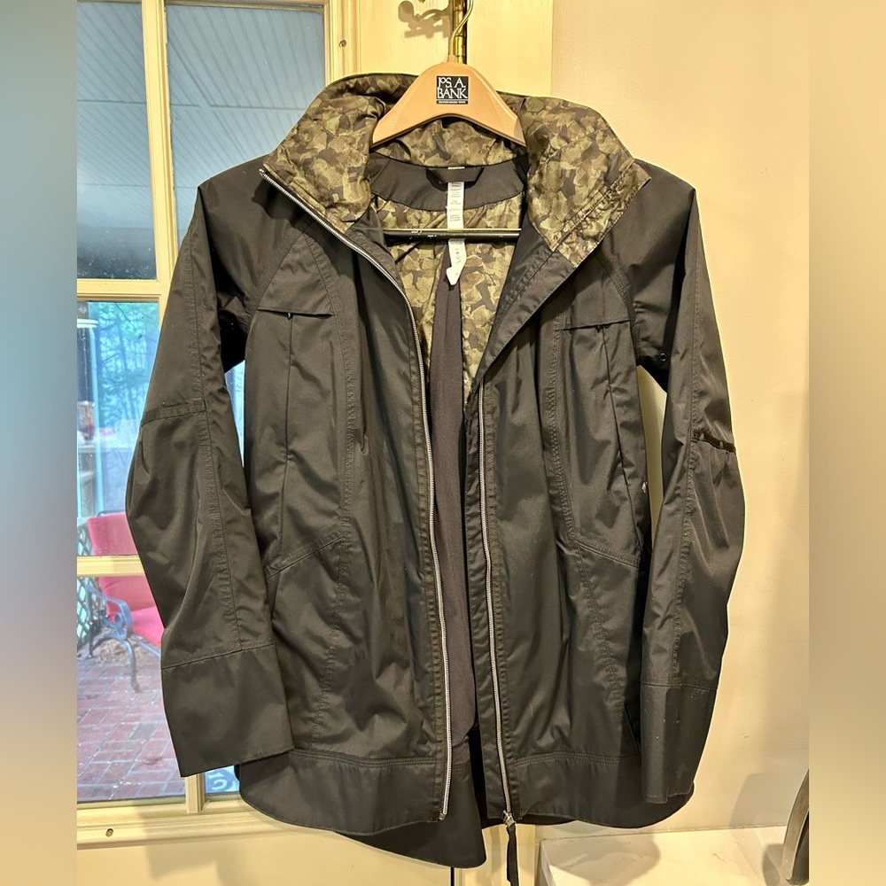Lululemon Black Rain Jacket